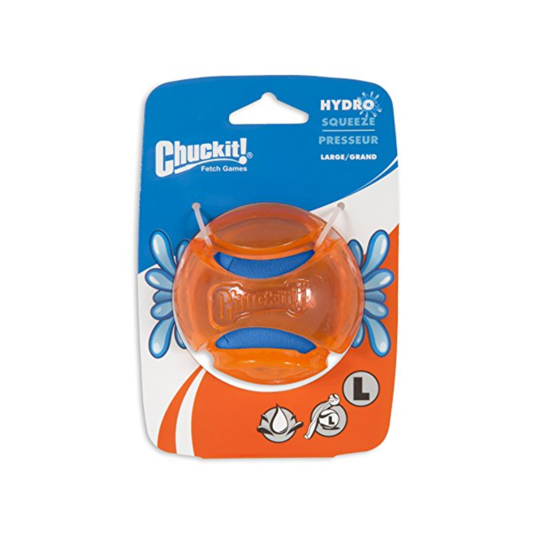 Chuckit! Hydro Squeeze Fetch Ball – Large Dog Water Toy