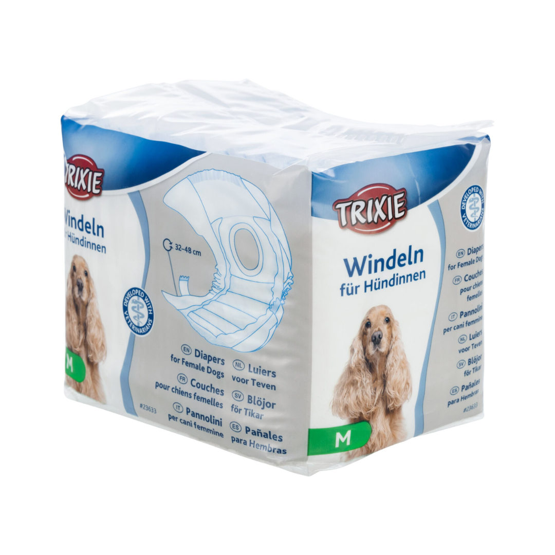Trixie Diapers for Female Dogs – Size M (32–48 cm)