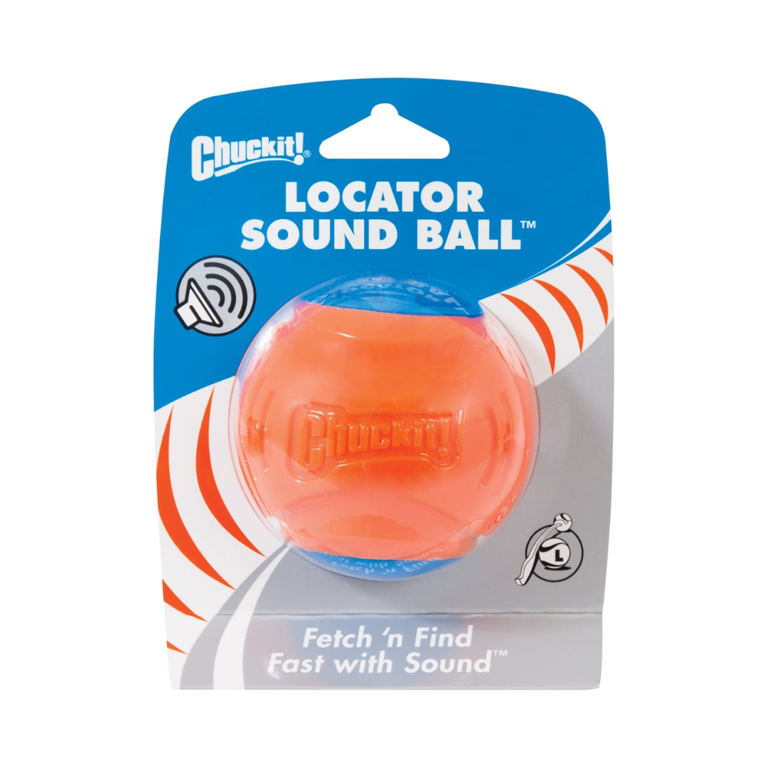 Chuckit! Locator Sound Ball – Interactive Sound Fetch Ball for Dogs