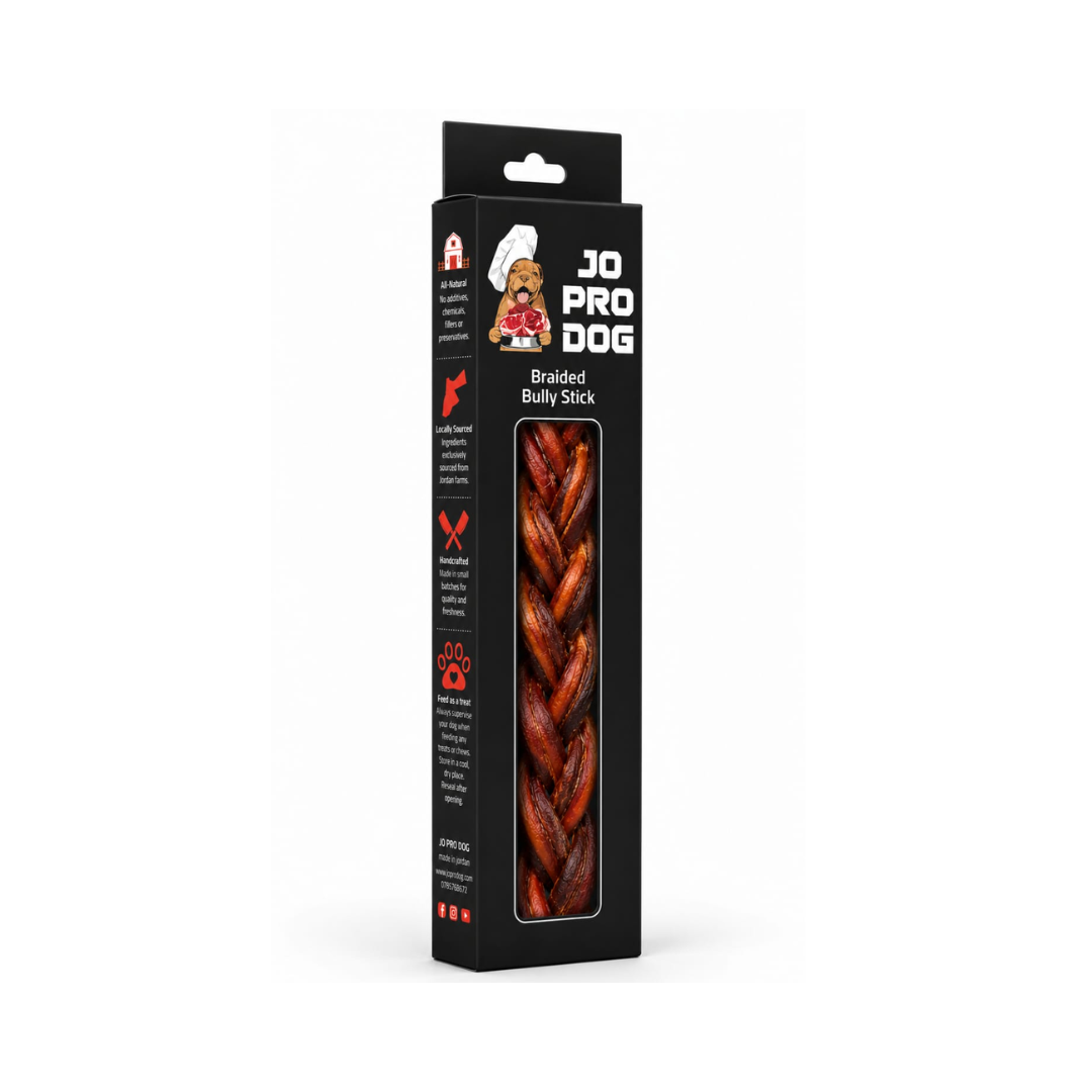 Jo Pro Dog Braided Bully Stick