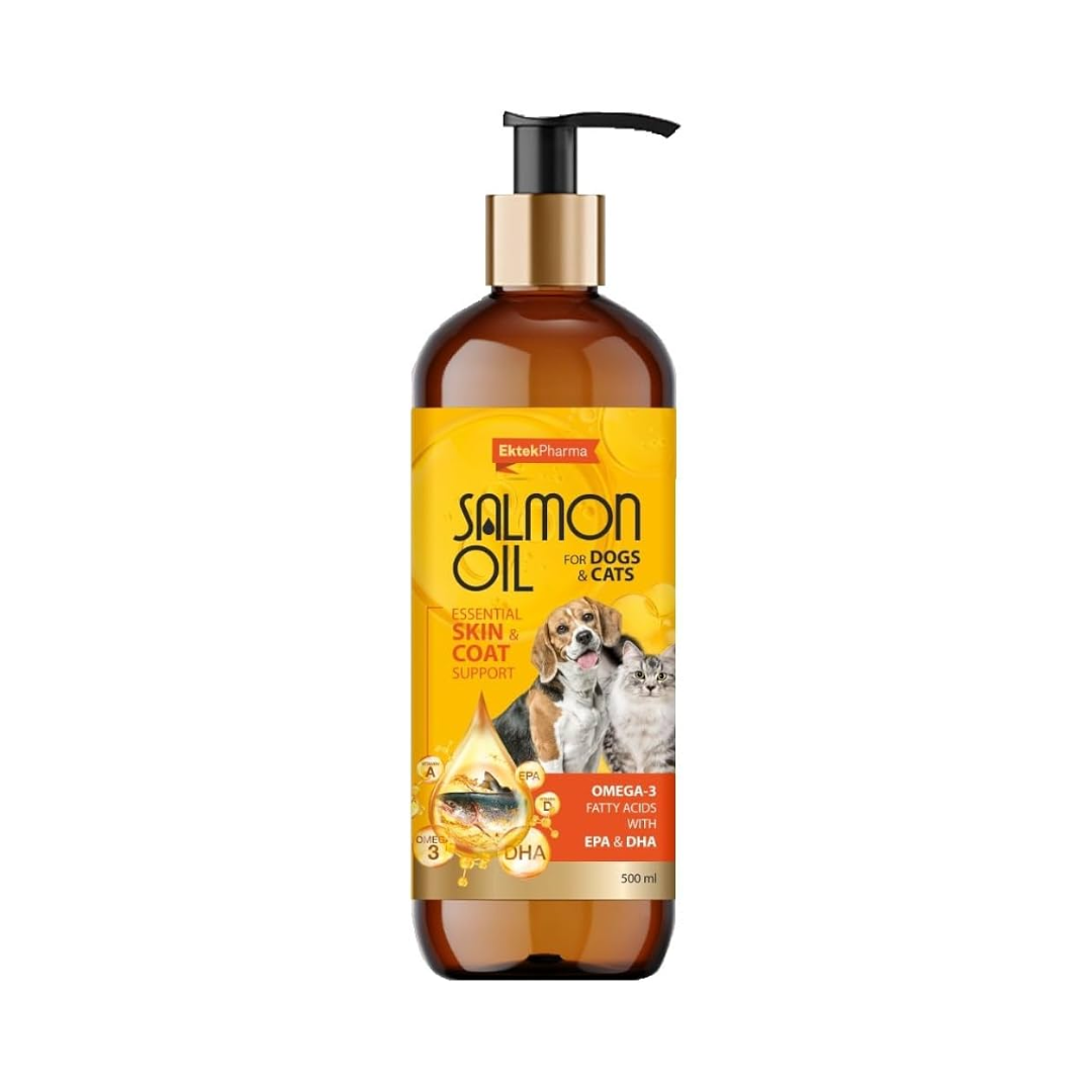 Ektek Pharma Salmon Oil for Dogs & Cats 500 ml