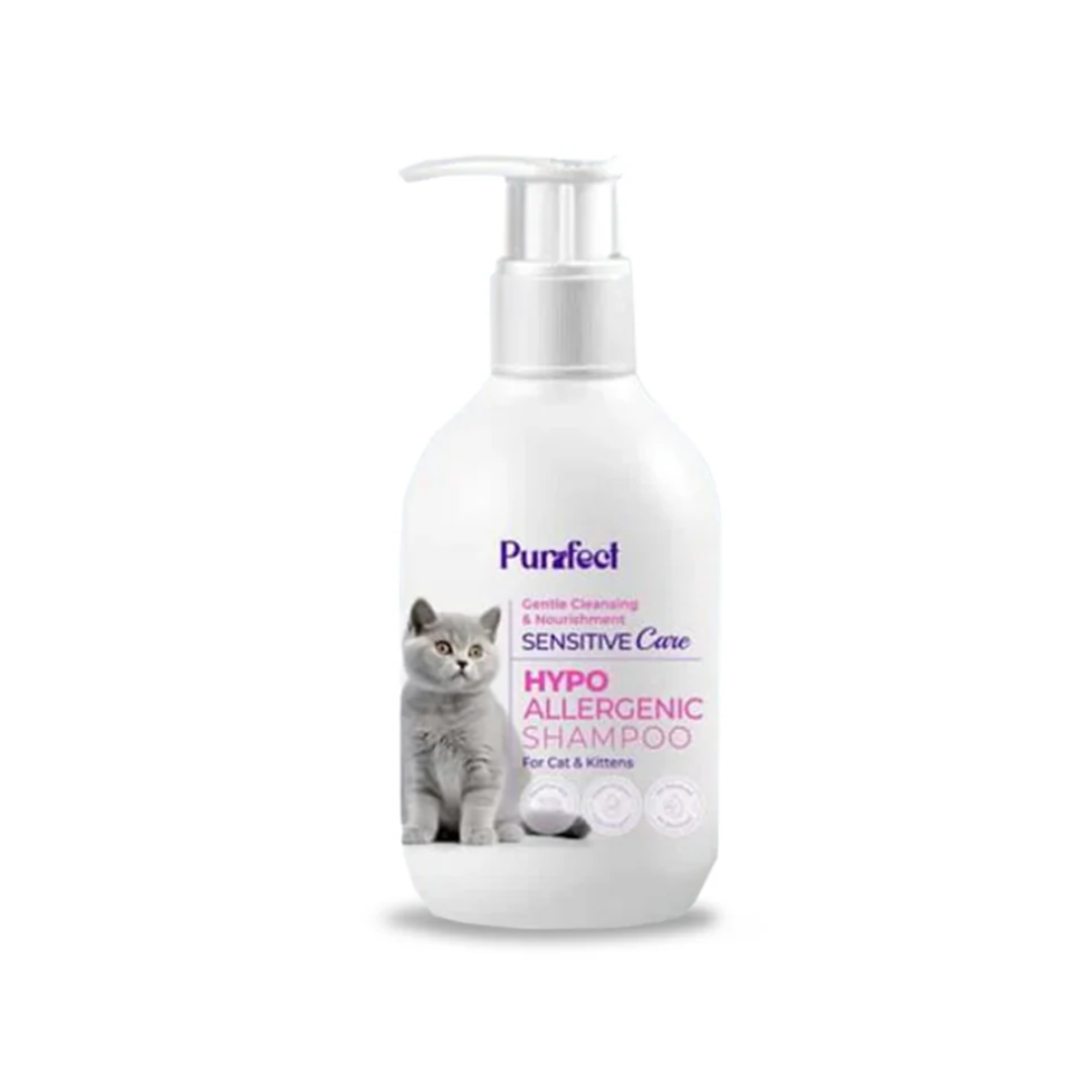 Purrfect Hypoallergenic Shampoo for Cats | Sensitive & Gentle Skin Care (100 ml)