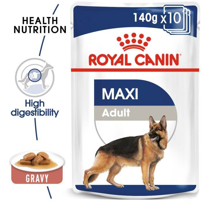 Royal Canin Maxi Adult Chunks In Gravy