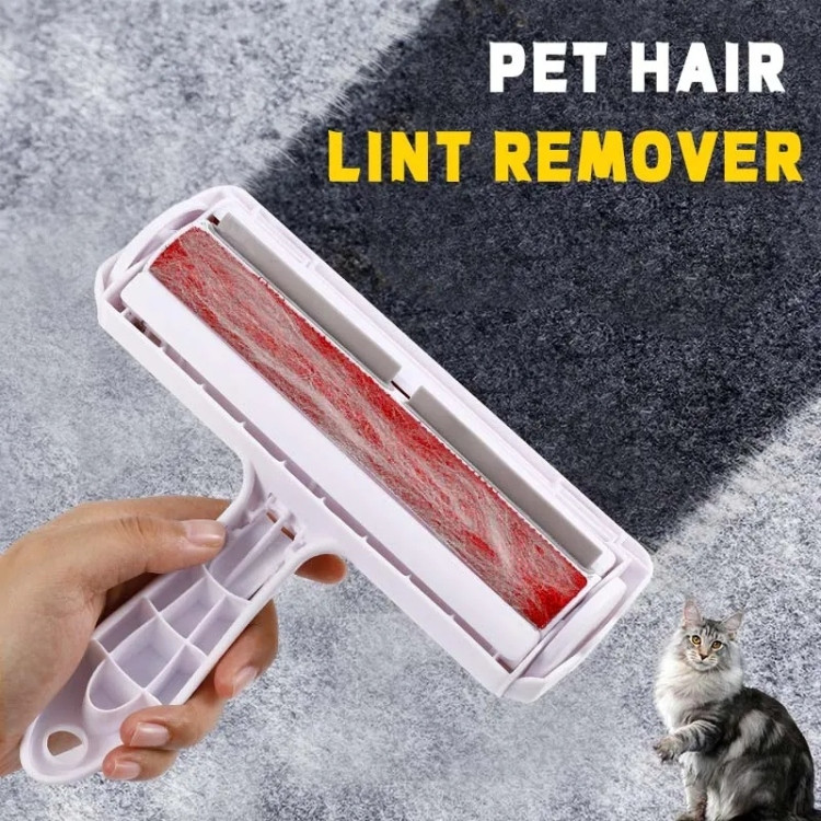 Pet Hair Lint Remover Roller with Replaceable Bristles