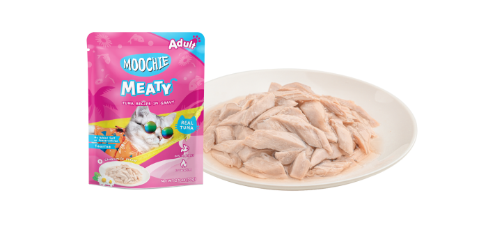 Moochie Meaty (Adult) – Tuna & Chamomile in Gravy