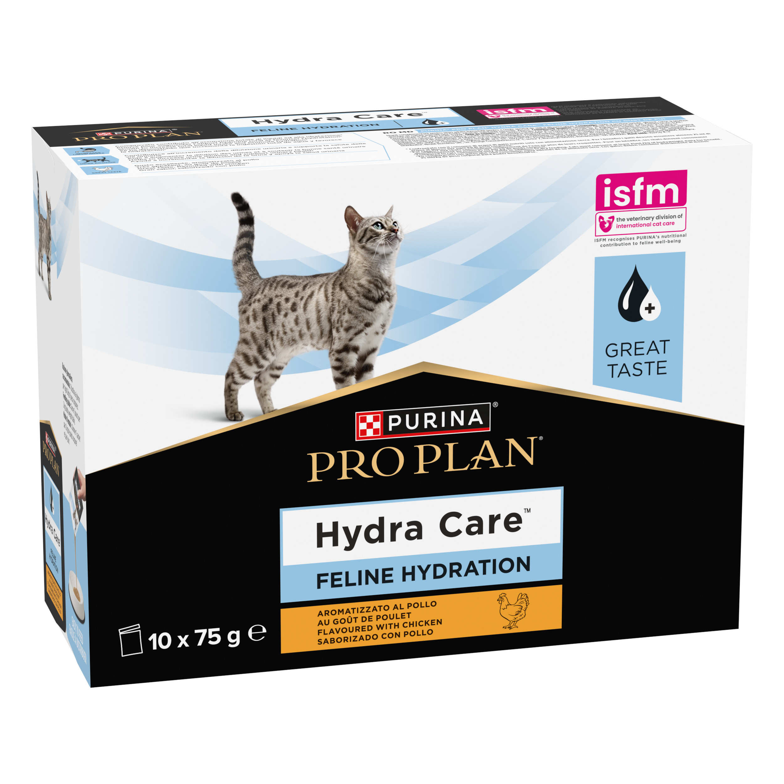 Pro Plan Hydra Care, Cat Hydration Supplement, case 10x75g