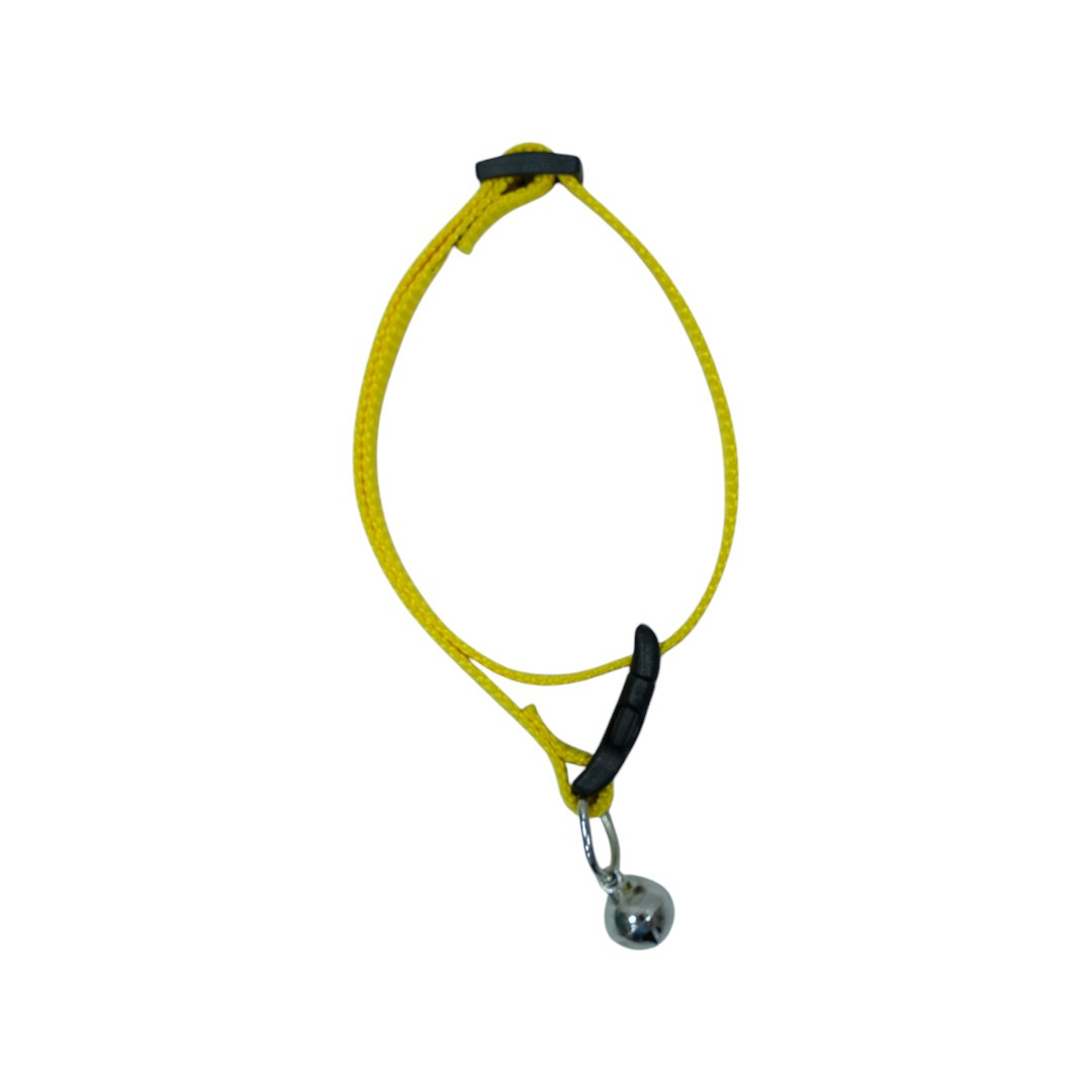 Yellow Cat Collar with Bell