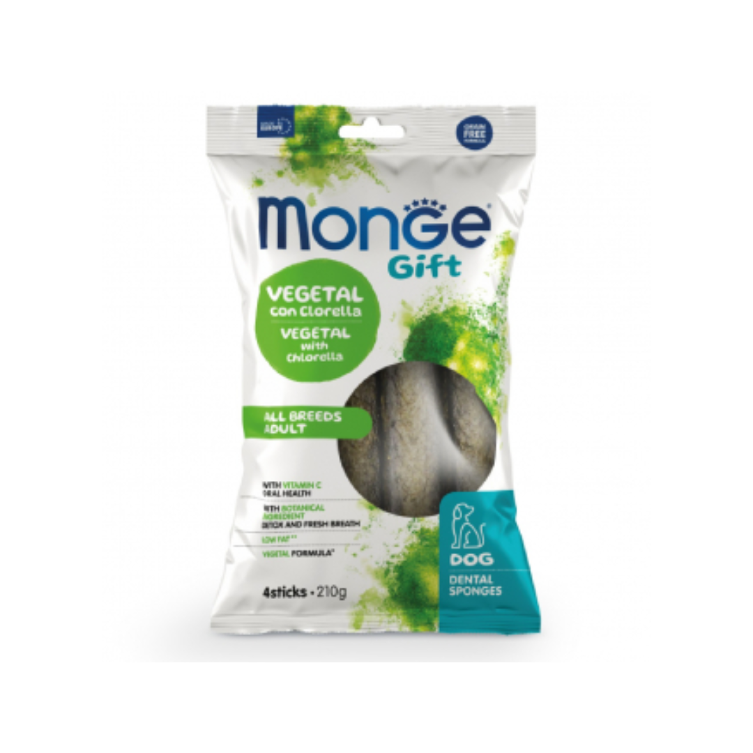 Monge Gift All Breeds Adult Vegetal with Chlorella Dental Sponges