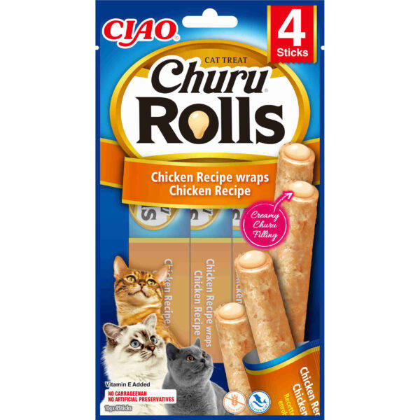 Inaba Ciao Churu Rolls Chicken Recipe Wraps Chicken Recipe