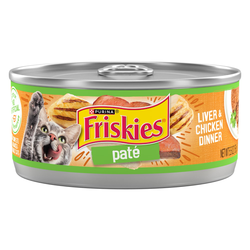Friskies Paté Liver & Chicken Dinner Wet Cat Food