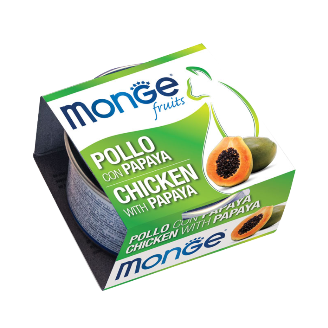 Monge Fruits Adult Cat Chicken Flakes with Papaya
