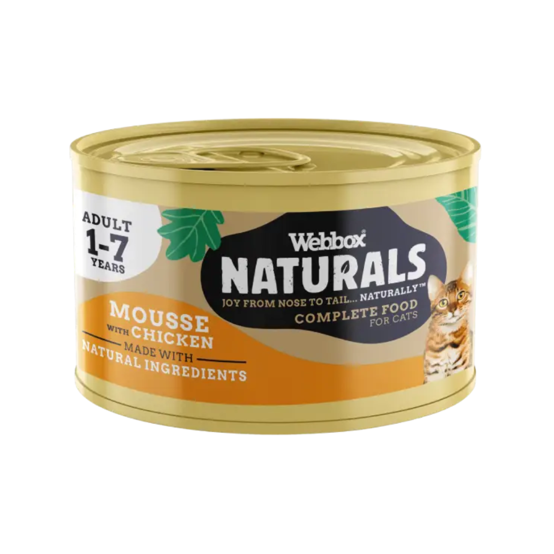 Webbox Naturals Chicken Mousse – Complete Cat Food for Adult Cats