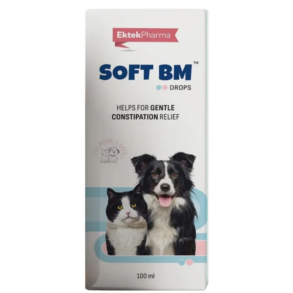 SOFT BM Drops – Herbal Constipation Relief for Dogs & Cats (100ml)