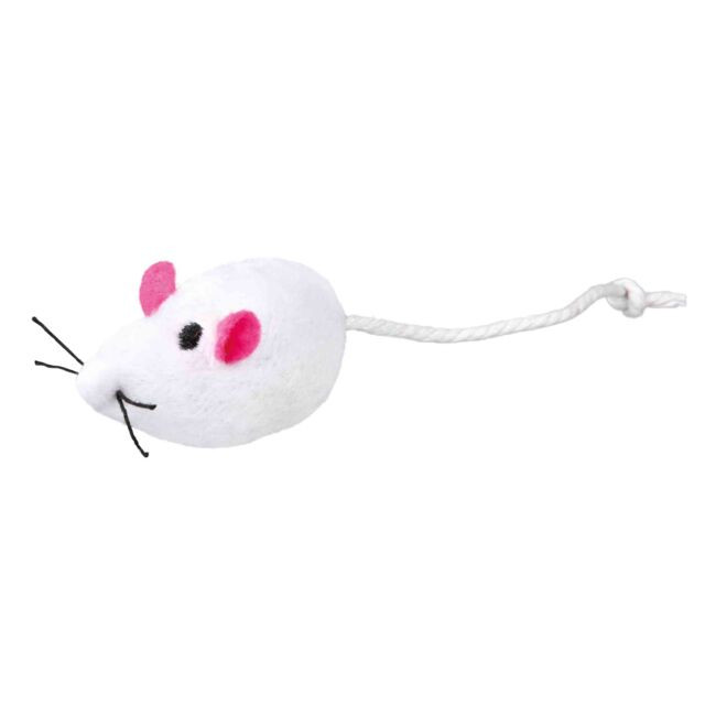 Trixie Set Mouse with Bell – Catnip Plush Toys (5 cm, 2 pcs)