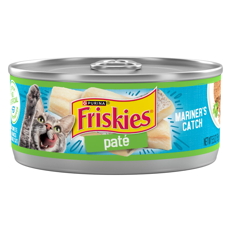 Friskies Paté Mariner's Catch Wet Cat Food 156gm