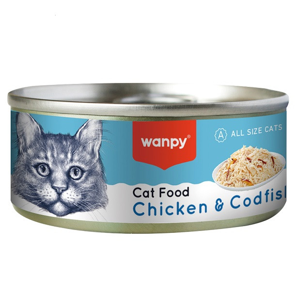 Wanpy Chicken & Codfish For Cats