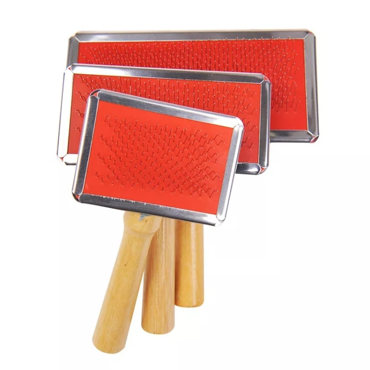 Pet Grooming Wooden Brush