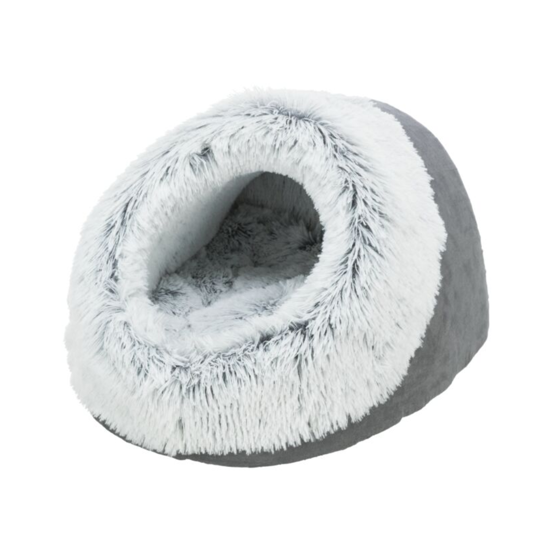 Harvey cave, 35 × 26 × 41 cm, grey/white-black