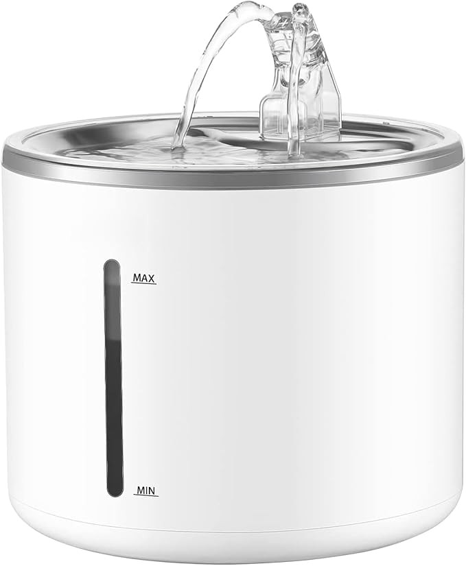 Automatic Pet Water Fountain – 3.2L Stainless Steel Dispenser