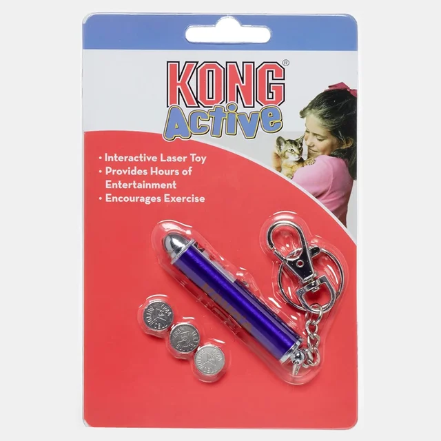 KONG Active Laser Toy – Interactive Laser Pointer for Cats