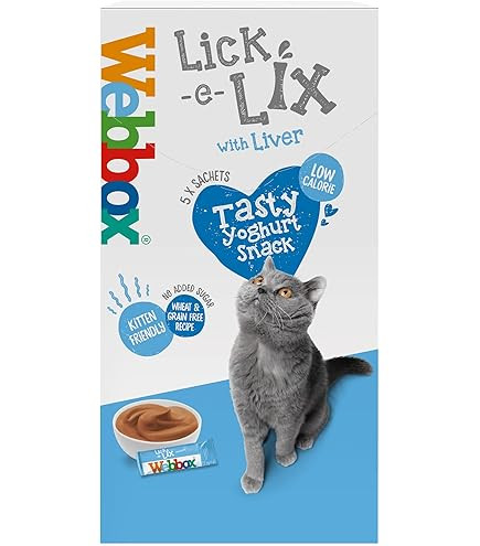 Webbox Lick-e-Lix with Liver Tasty Yoghurt Snack (5 × 10 g)
