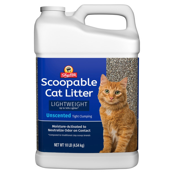 ShopRite Scoopable Cat Litter – Lightweight Unscented