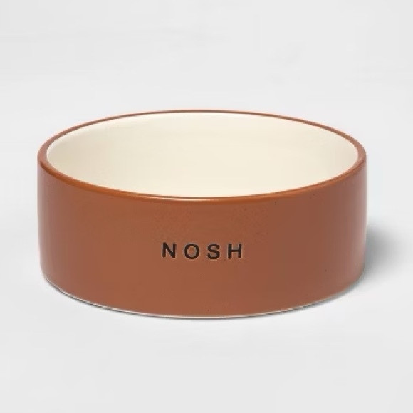 Terracotta Ceramic Pet Bowl