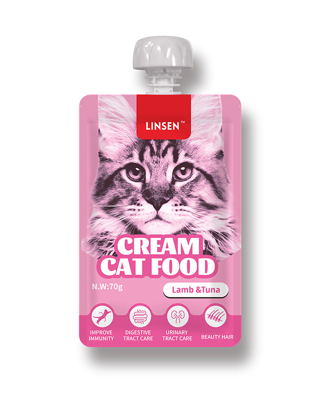 Linsen Cream Cat Food Lamb & Tuna