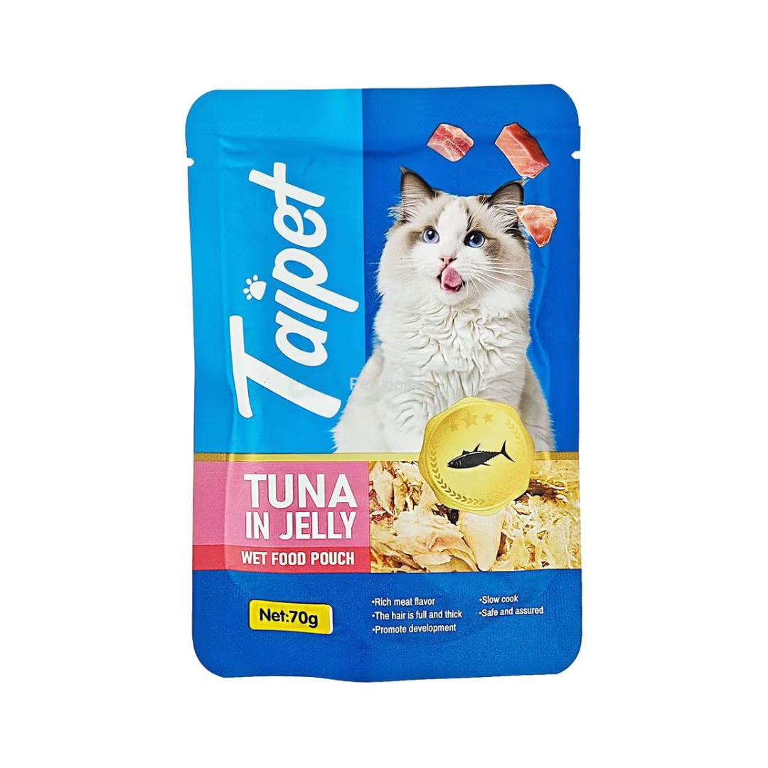 Taipet Tuna in Jelly Wet Cat Food Pouch – 70gm