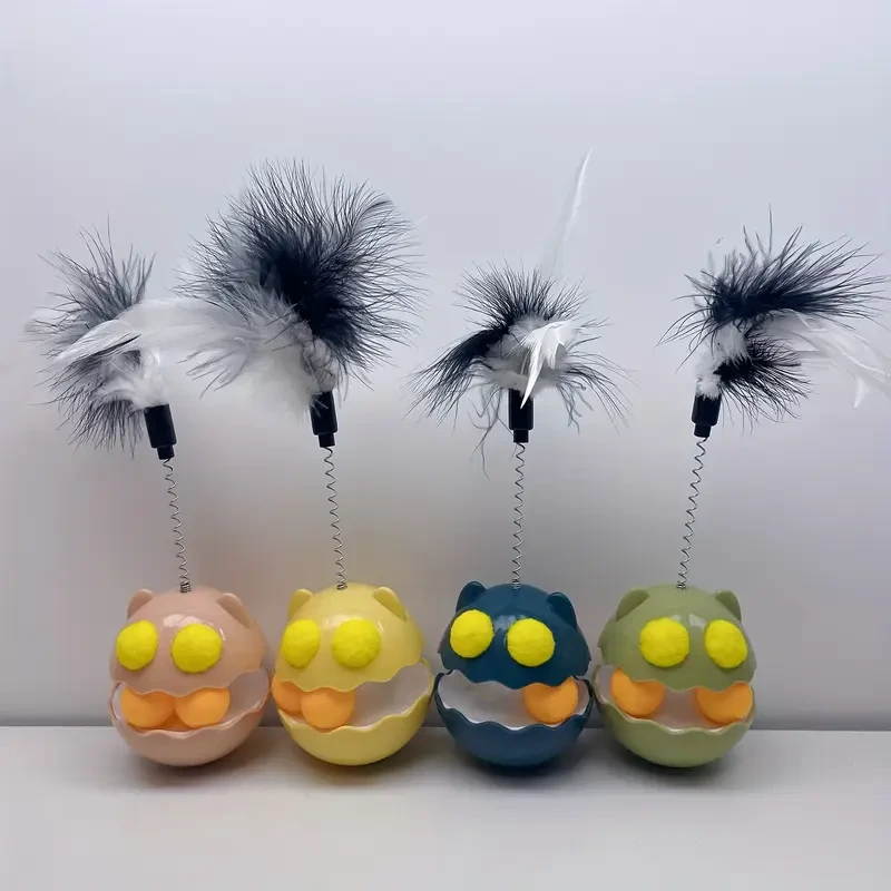 Interactive Feather Teaser Cat Toy