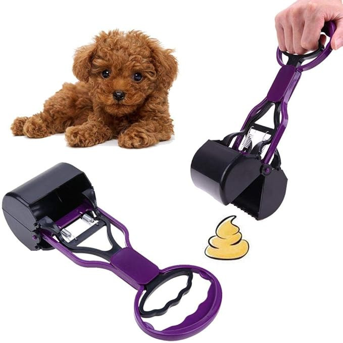 Spring-Loaded Pet Waste Scooper