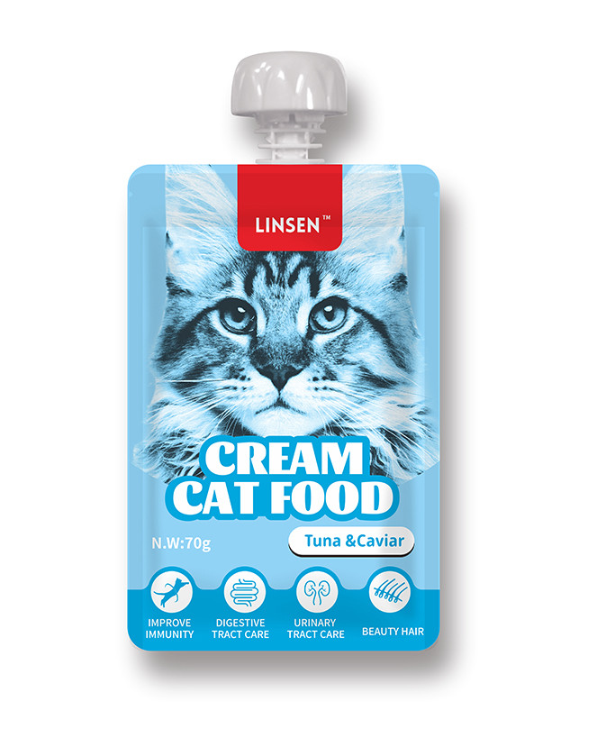 Linsen Cream Cat Food Tuna & Caviar