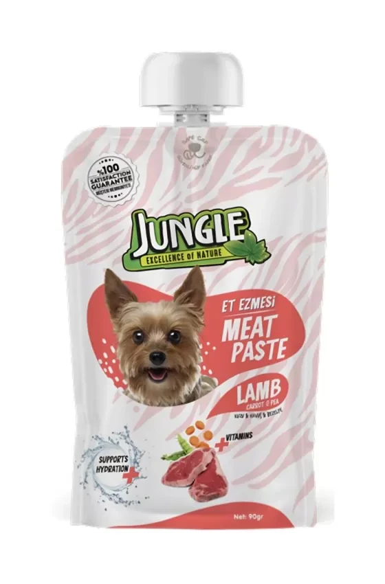 Jungle Meat Paste for Dogs – Lamb with Carrot & Pea