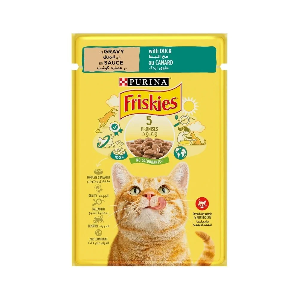 Purina Friskies Duck in Gravy Wet Cat Food