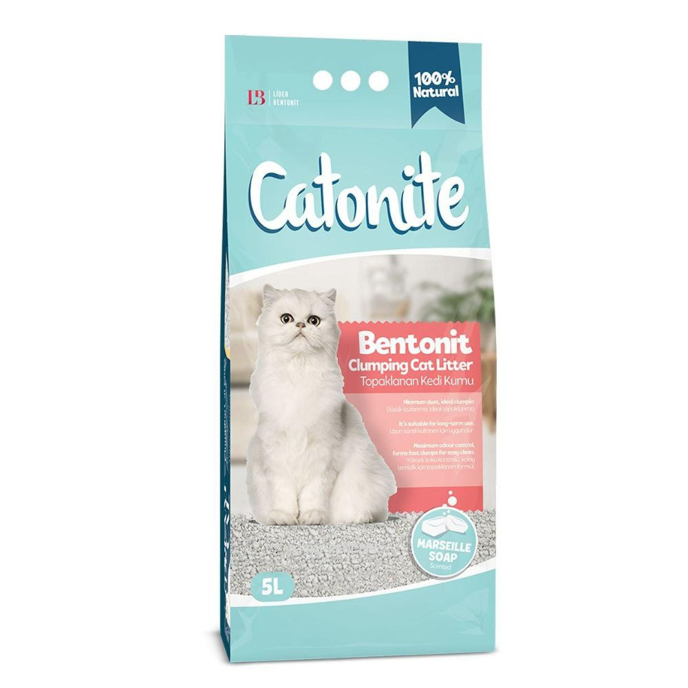 Catonite Marseille Soap Scented Clumping Cat Litter - 5L