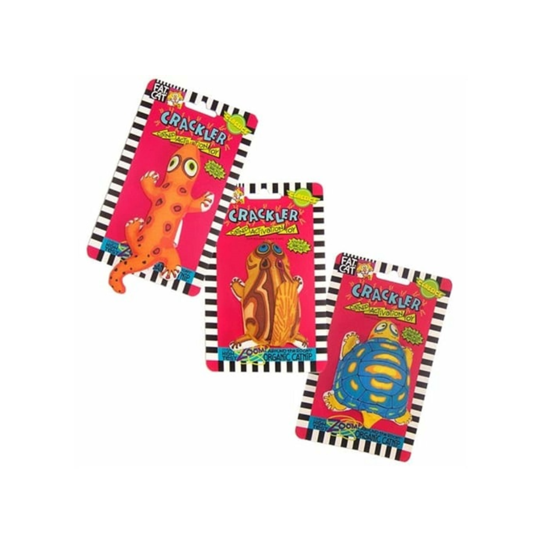 FAT CAT Classic Cracklers Cat Toy – Assorted Designs