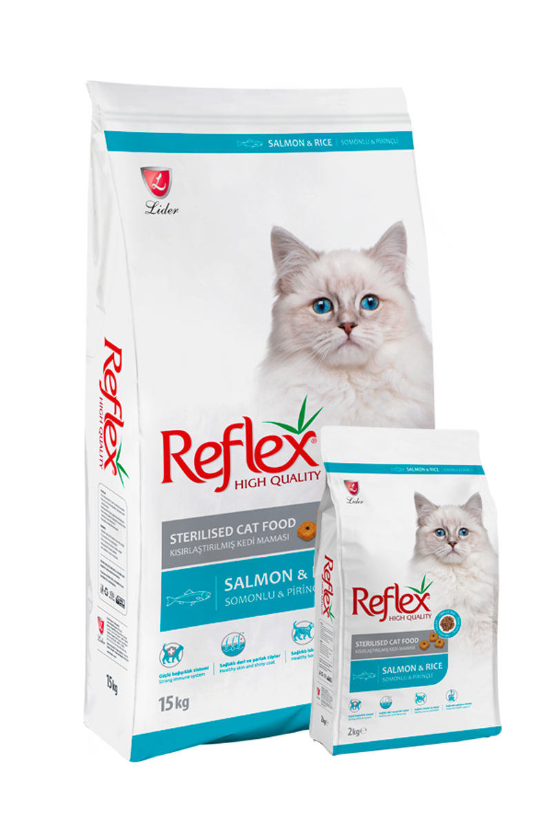 Reflex Sterilised Adult Cat Food with Salmon & Rice Anchovy