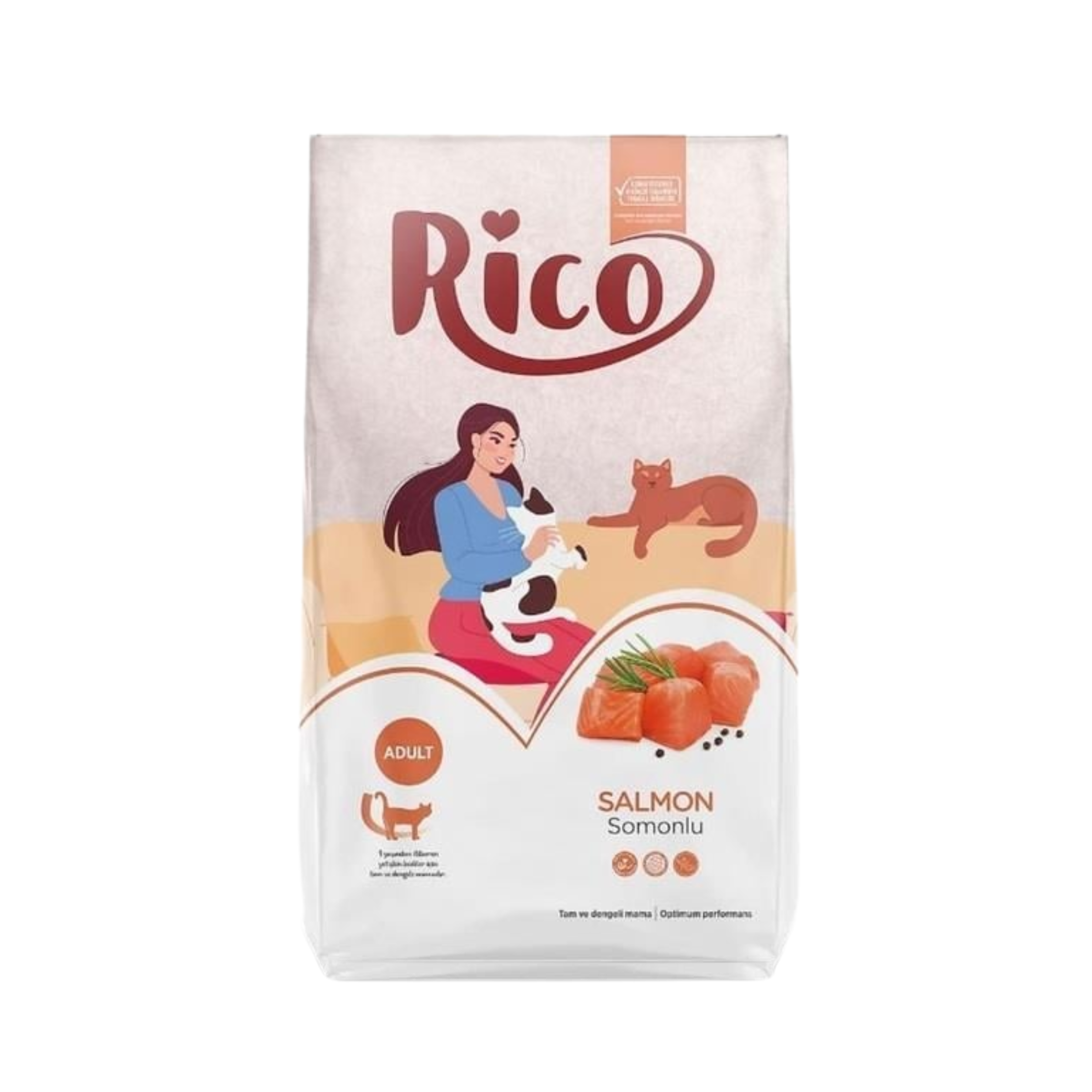 Rico Salmon Adult Cat Food – 15 kg
