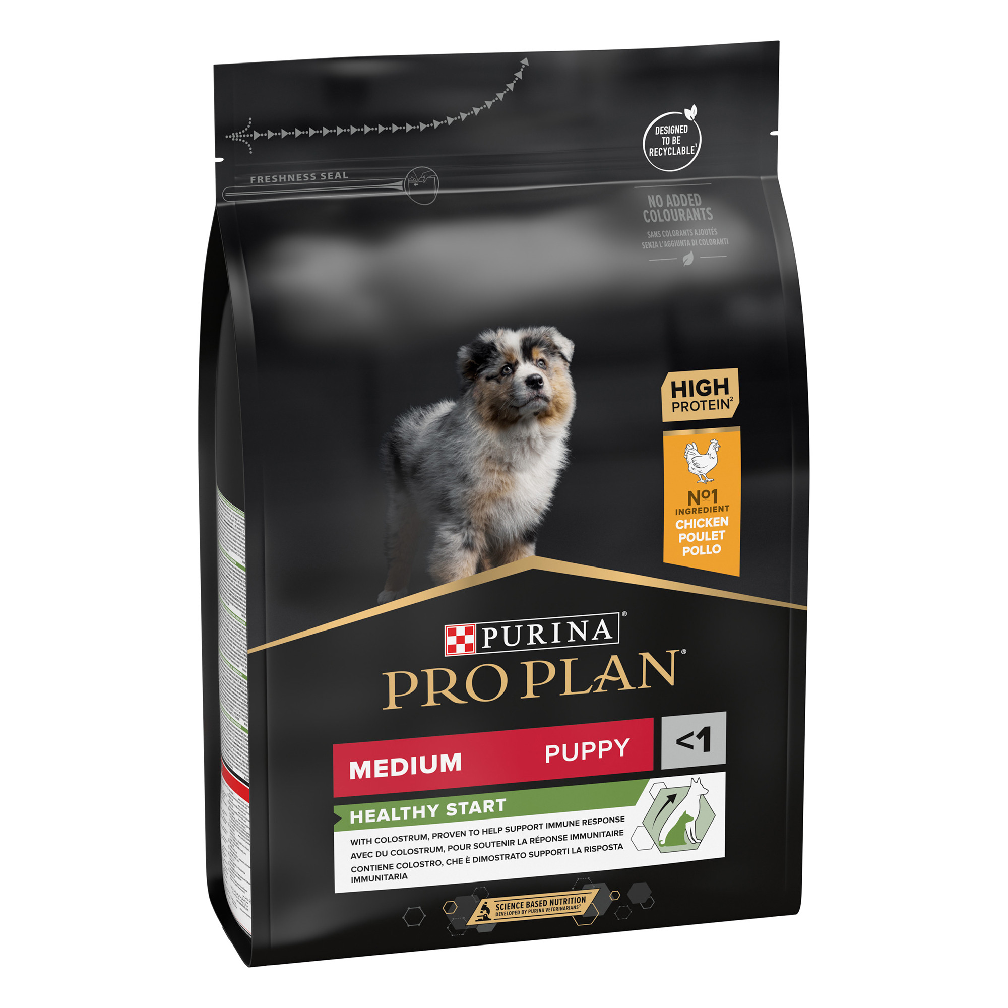 Pro Plan Healthy Start Medium Puppy, Dry Dog food with Chicken, 3 kg