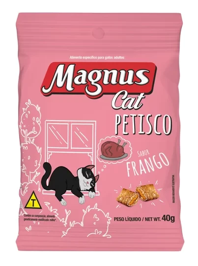Magnus Cat Petisco Sabor Frango Adult Cat Treat Chicken Flavour