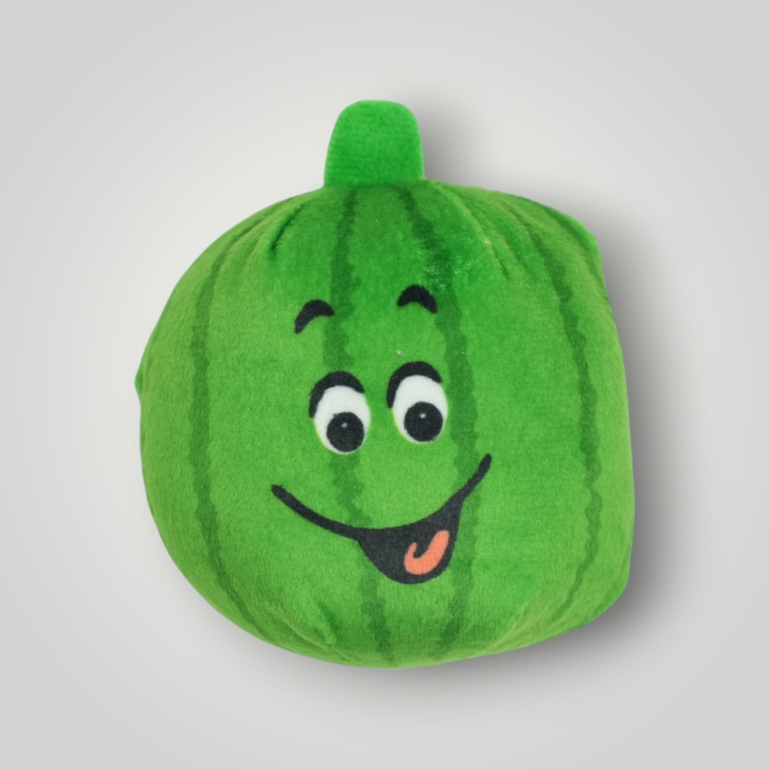 Watermelon Shaped Plush Cat Toy