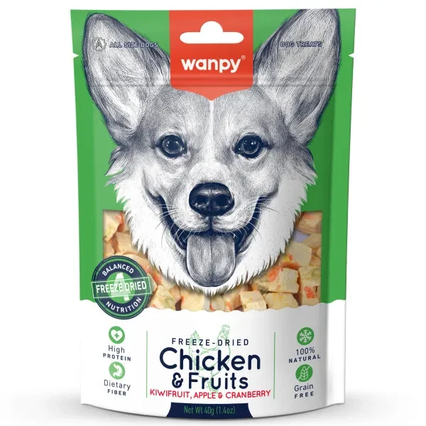 Wanpy Freeze-Dried Chicken & Fruits