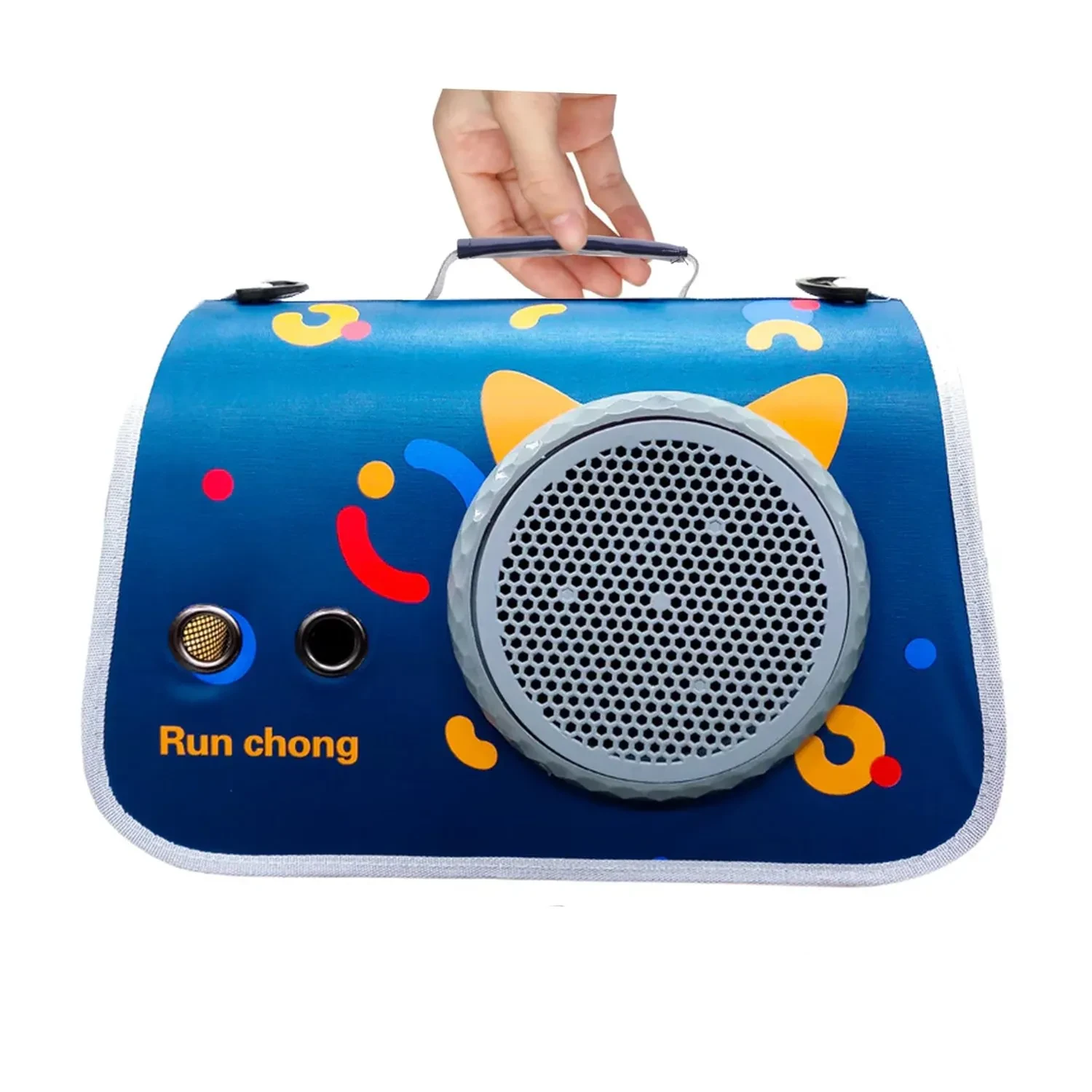 Run Chong Pet Carrier – Blue with Dome Window