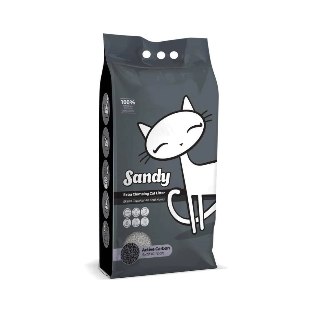Sandy Active Carbon Extra Clumping Cat Litter – 5 KG