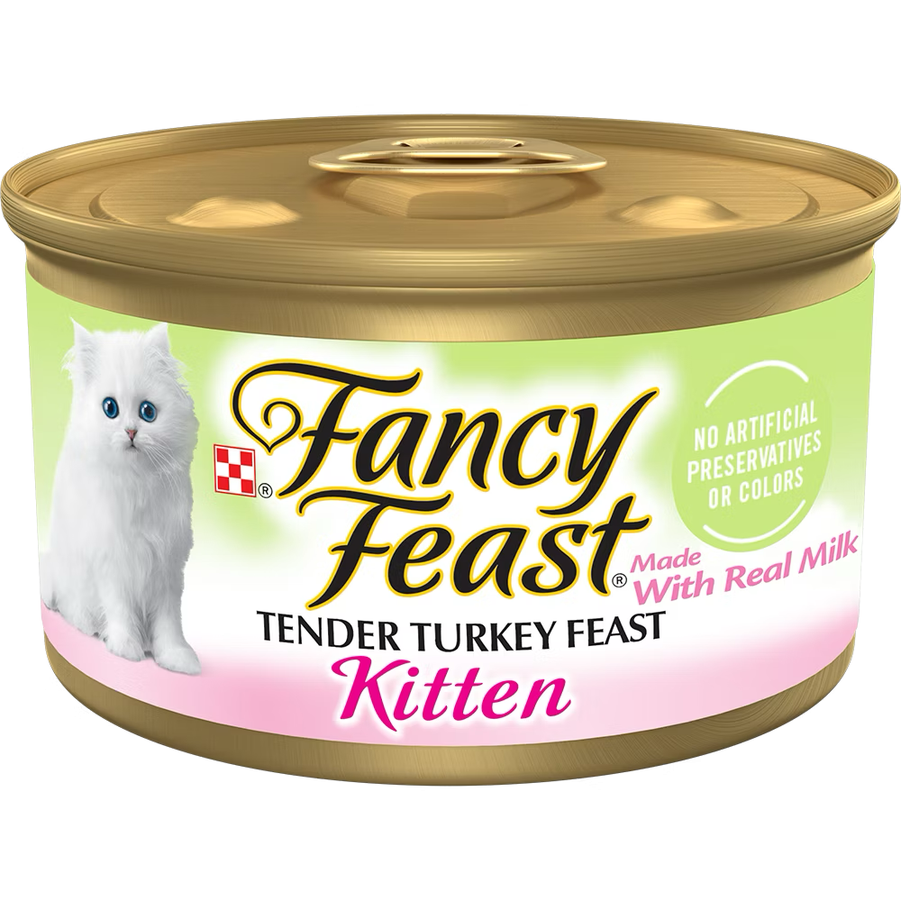 Fancy Feast Kitten Tender Turkey Feast Paté Wet Kitten Food