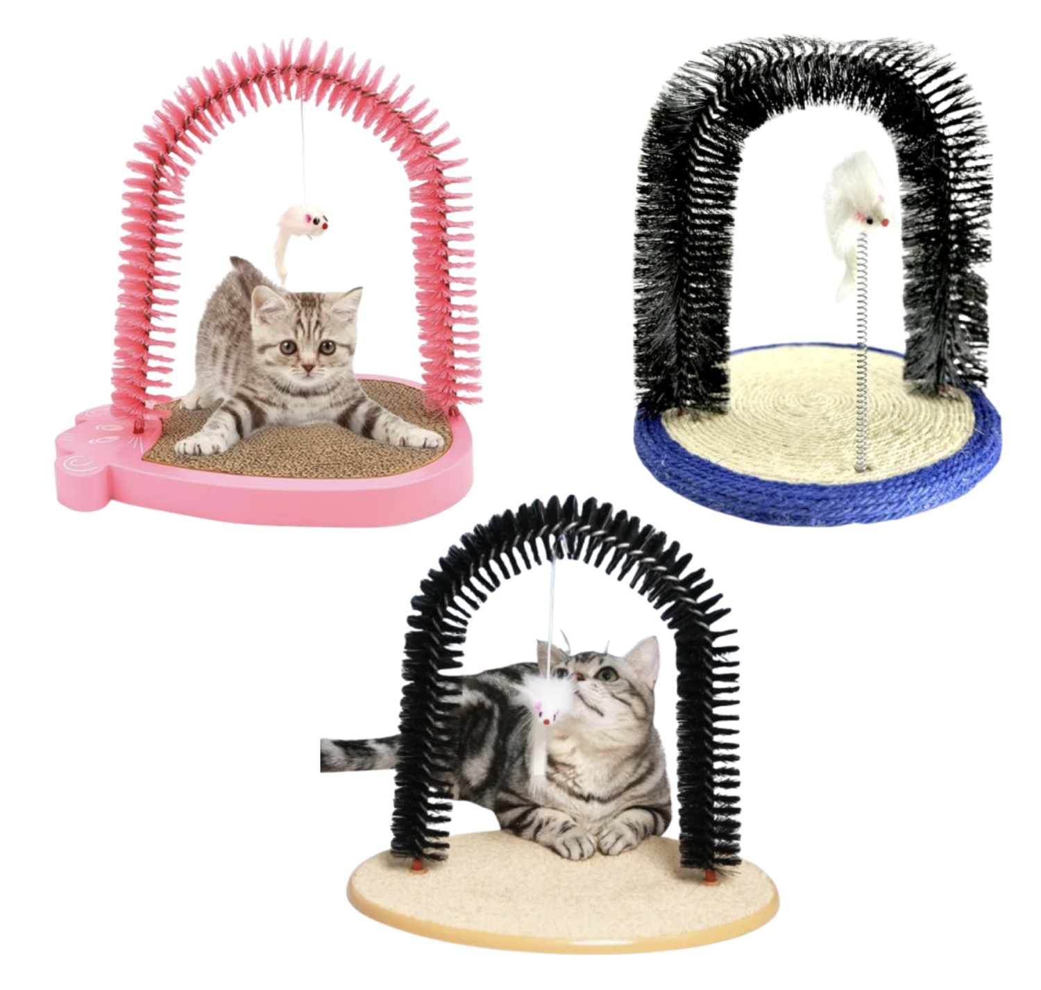 Cat Scratcher Arch with Toy