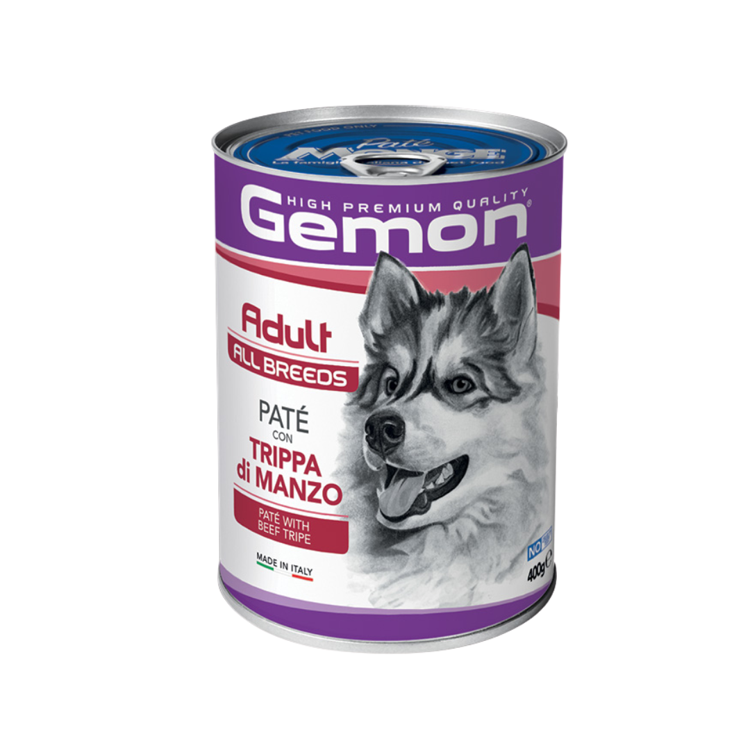 Gemon All Breeds Adult Dog Paté with Beef Tripe