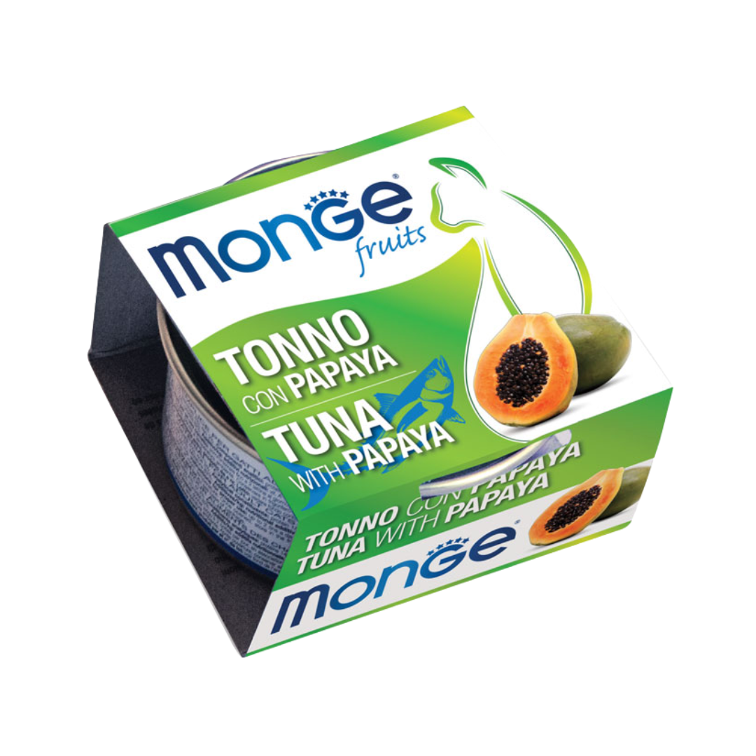 Monge Fruits Adult Cat Tuna Flakes with Papaya