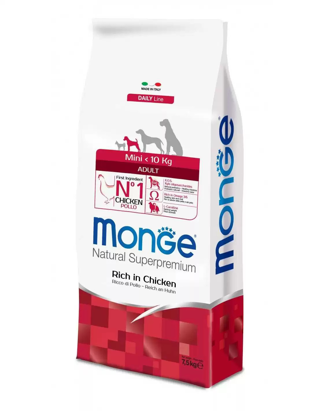 Monge Natural Superpremium Mini Adult – Rich in Chicken – 7.5 kg