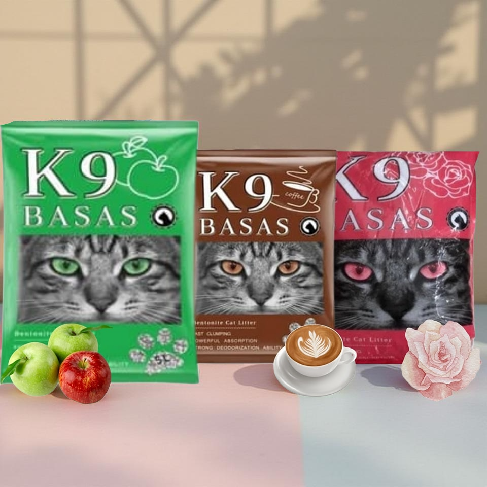 K9 BASAS Clumping Cat Litter – Premium Bentonite Formula